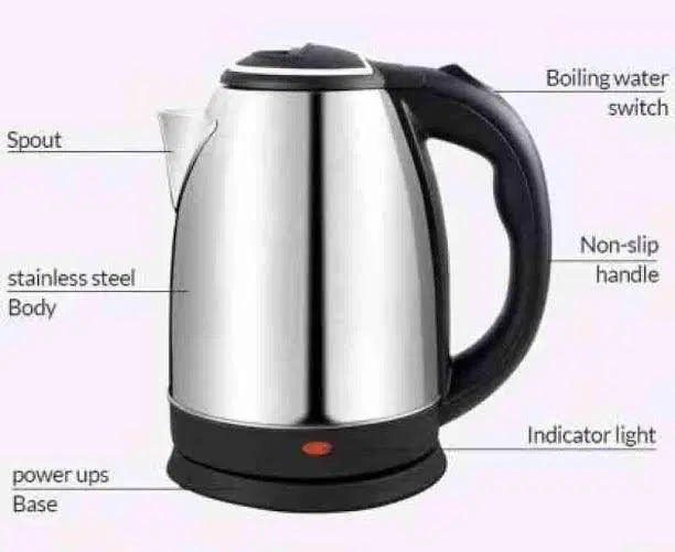 Electric Kettle Stainless Steel - 220V Electric Water