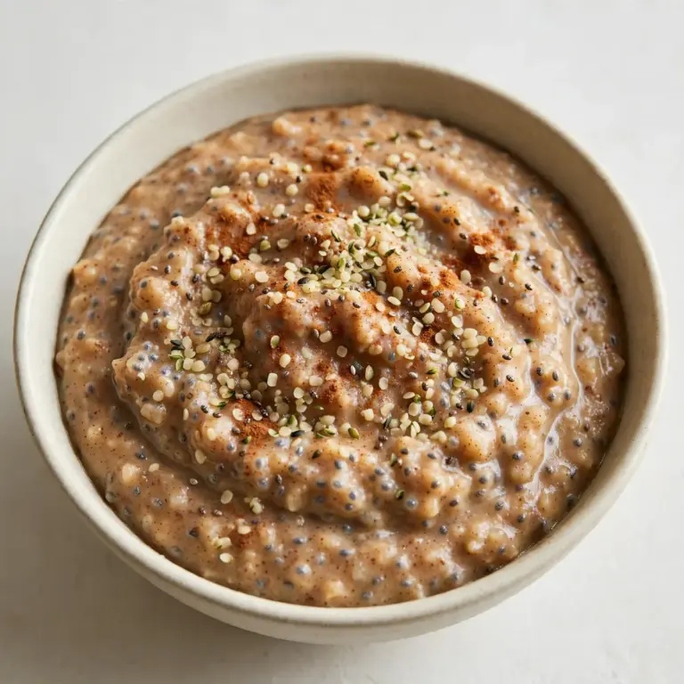 Budget Batch Creamy Cinnamon Keto Porridge