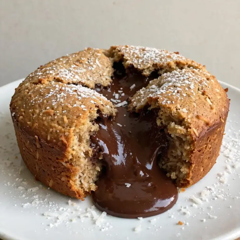 Budget Batch Low-Carb Coconut Flour Lava Cake