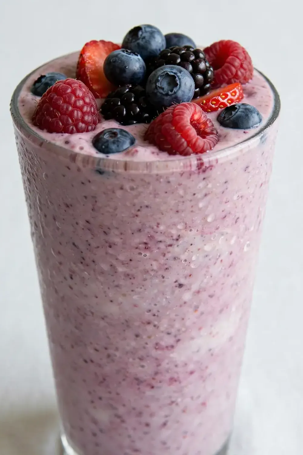 Low-Carb Berry Smoothie (Unsweetened Almond Milk)