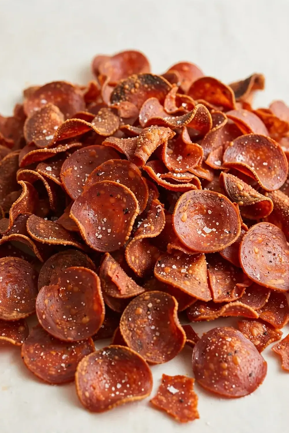 Salted Pepperoni Chips (Beef Pepperoni)