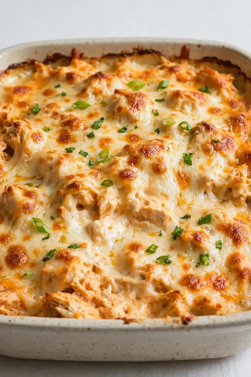 Cheesy Buffalo Chicken Casserole