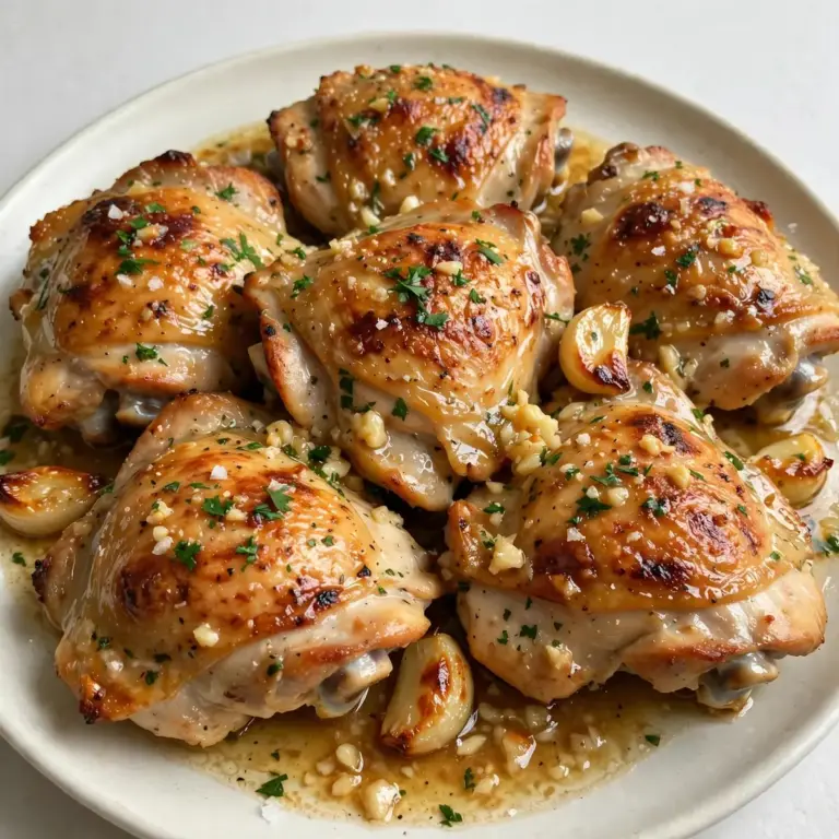 Budget-Friendly Garlic Butter Baked Chicken Thighs