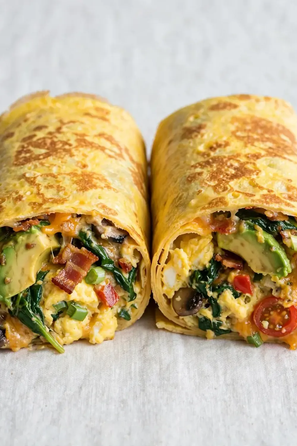 Low-Carb Breakfast Burrito (Egg Wrap)