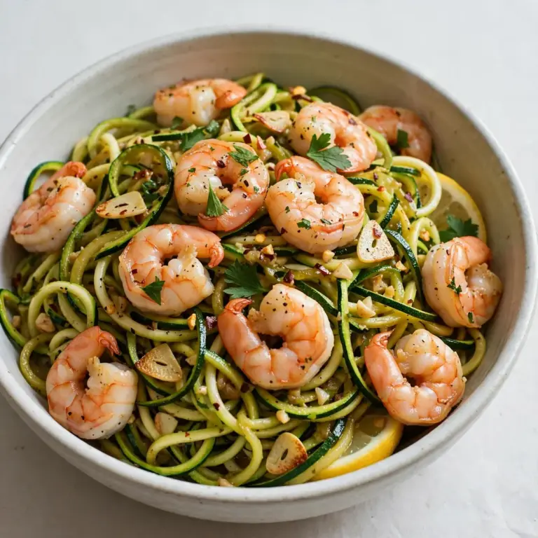 Budget Meal Prep: Quick Garlic Shrimp and Zucchini Noodle Stir-Fry