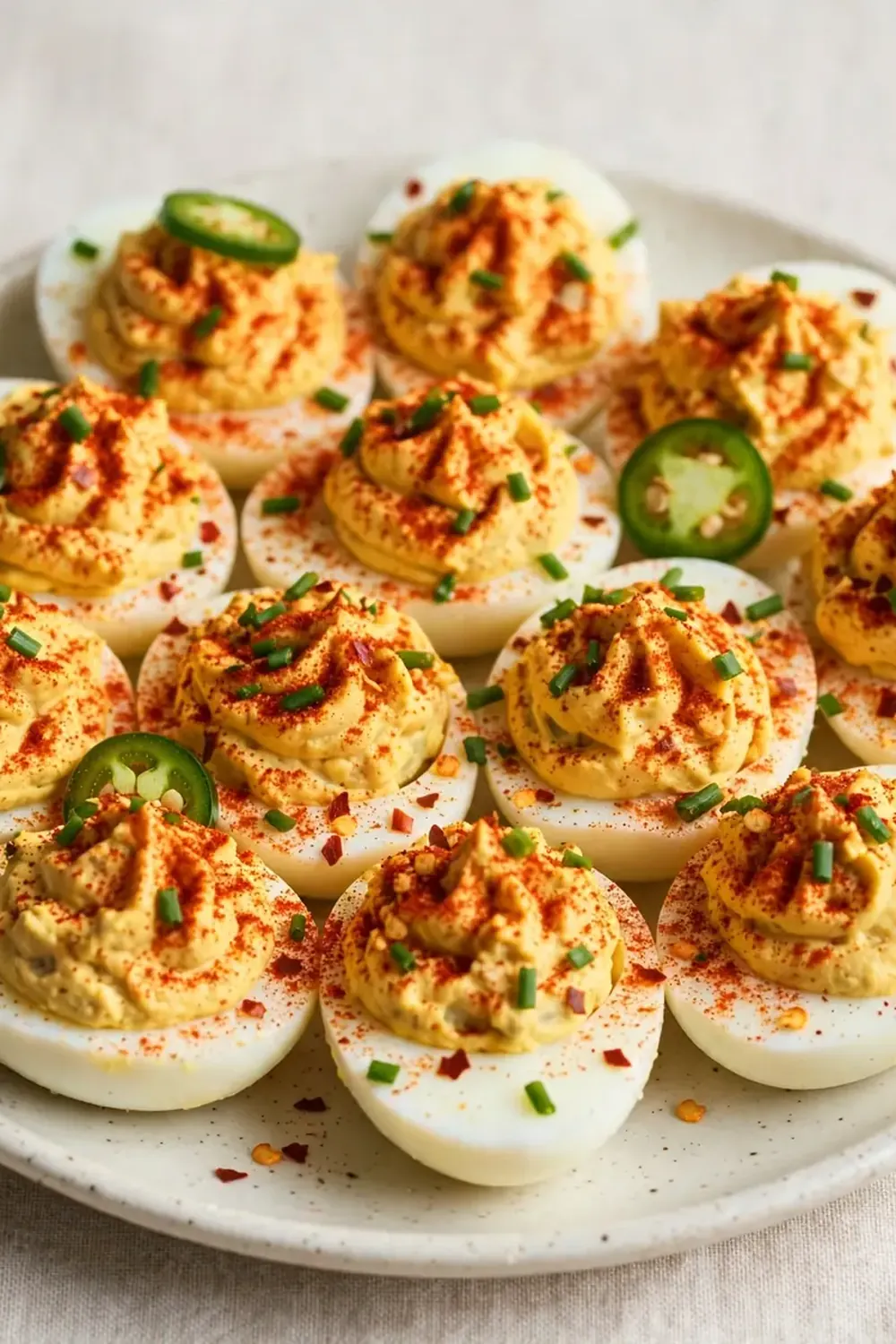 Spicy Deviled Eggs with Smoked Paprika