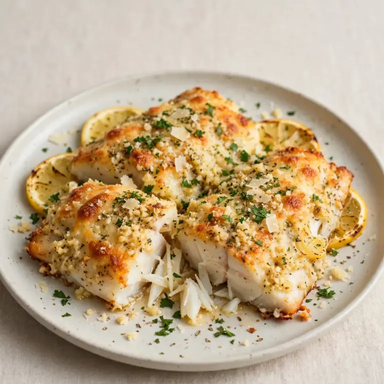 Garlic Parmesan Baked Cod Budget Meal Prep