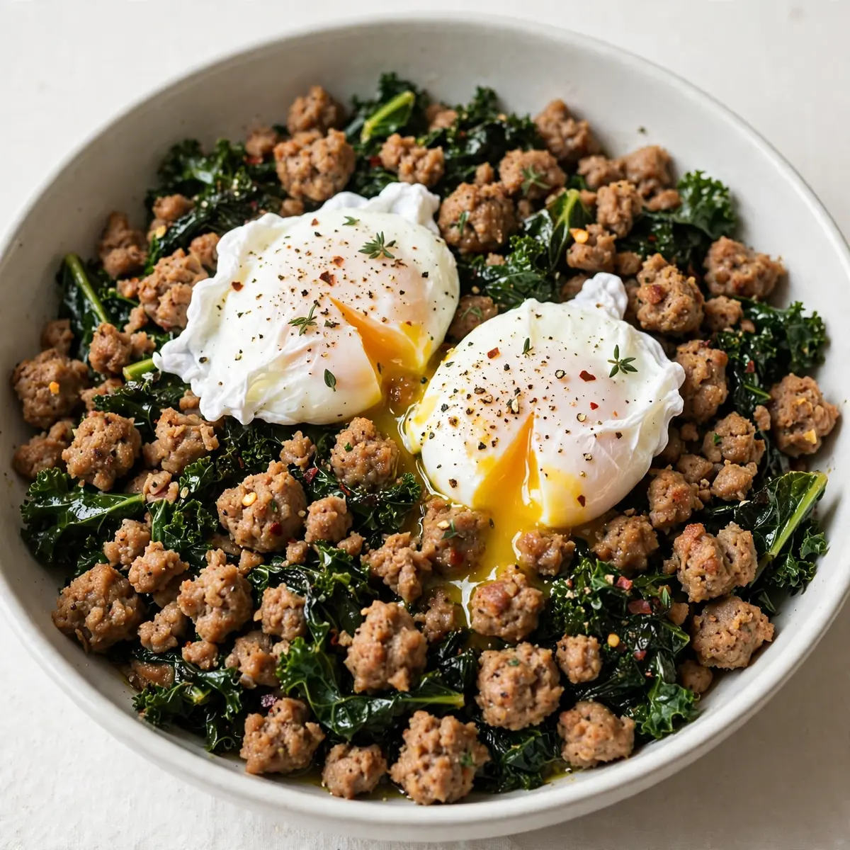 Make-Ahead Turkey Sausage and Kale Breakfast Skillet for $2 Per Serving