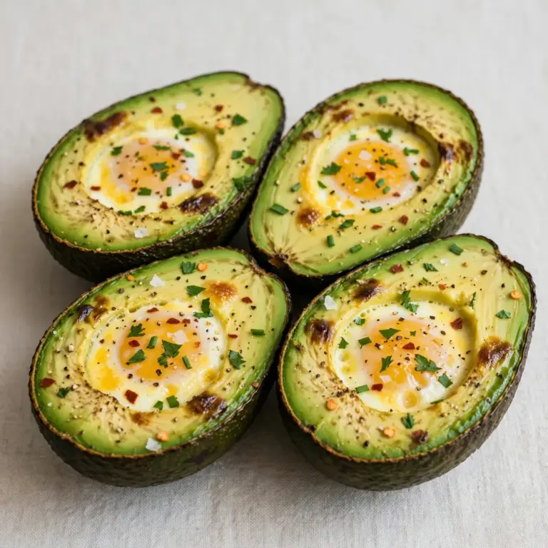 Meal Prep Baked Egg and Avocado Cups Under $2