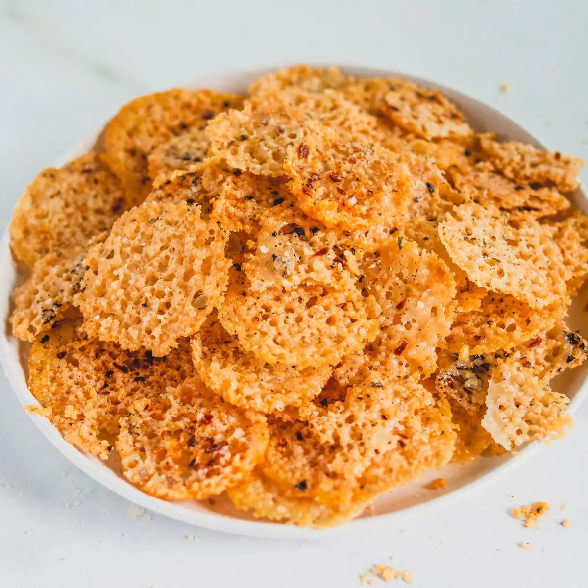 Meal Prep Parmesan Cheese Crisps: 50¢ Per Batch