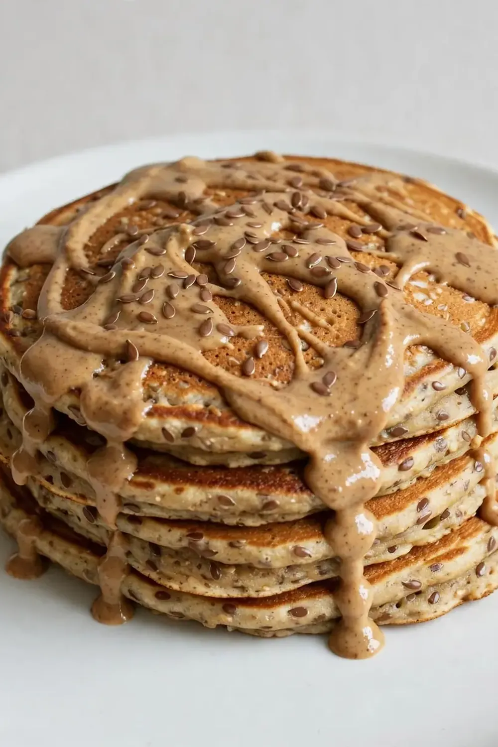 Quick Almond Butter and Flaxseed Pancakes